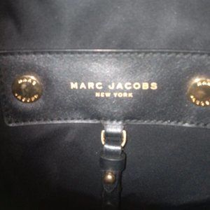 Marc jacobs,black back pack,previously used,clean,NOT A MINI,FULL SIZE BACK PACK
